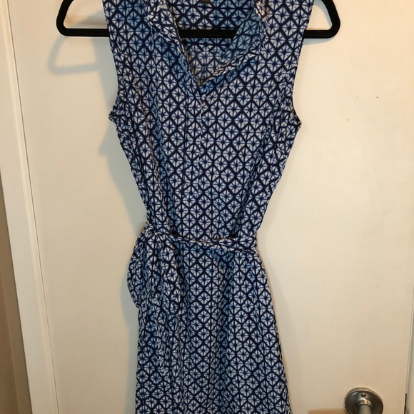 Banana Republic - Blue Shirt Dress - Picture 1 of 3